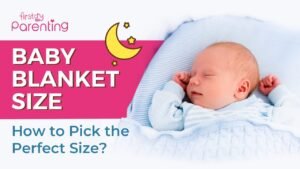 Newborn baby wrapped in a soft organic cotton blanket while sleeping peacefully in a cozy crib.