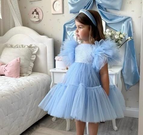 Baby Blue Color Dress Styling Ideas for Girls